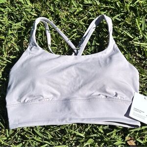 NWT Lululemon Energy Longline Bra Lilac Size 8